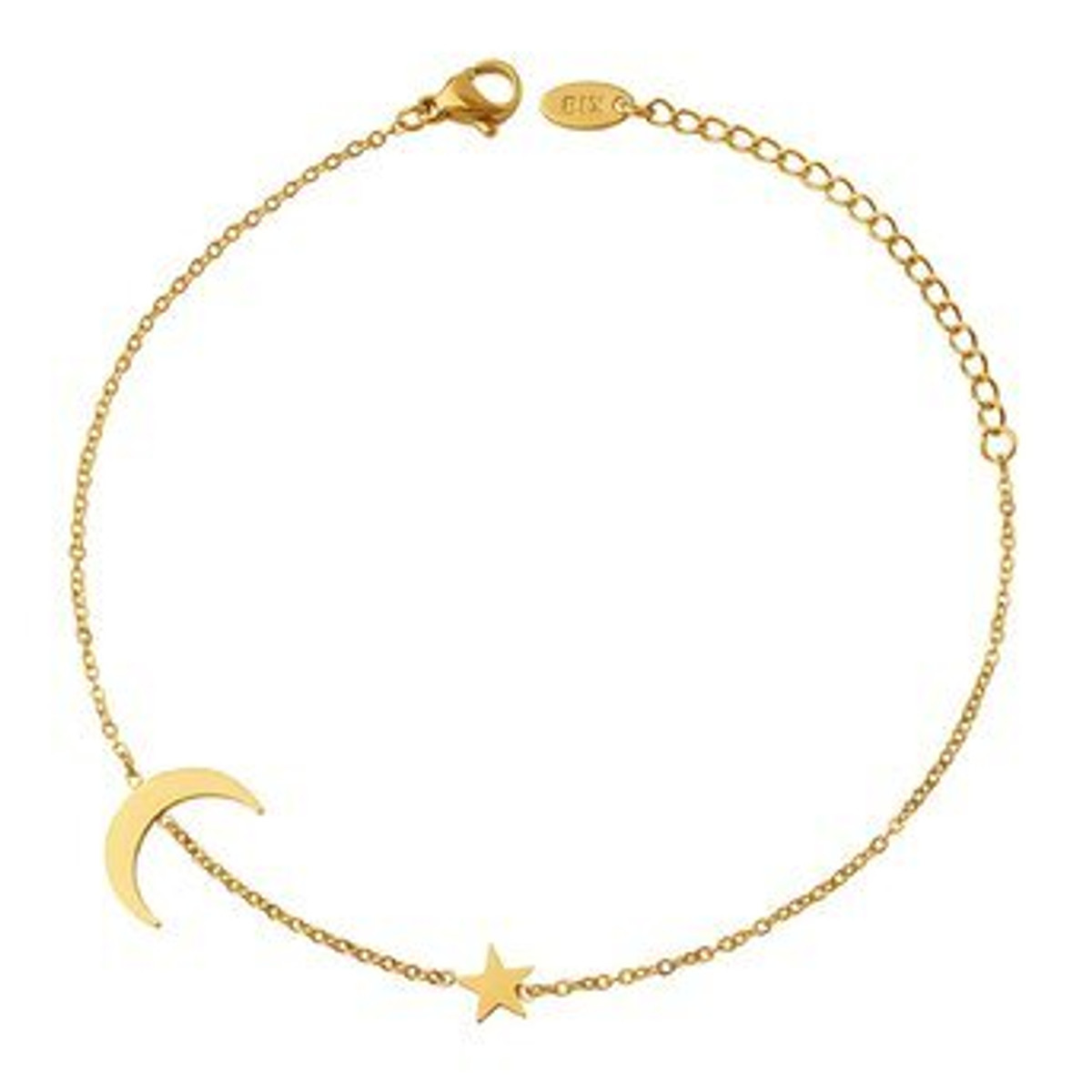 Little Star, 18K gold plated Stainless steel anklet