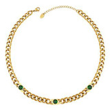 Lūceō Perfection, 18K gold plated Stainless steel necklace