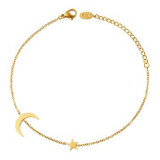 Little Star, 18K gold plated Stainless steel anklet