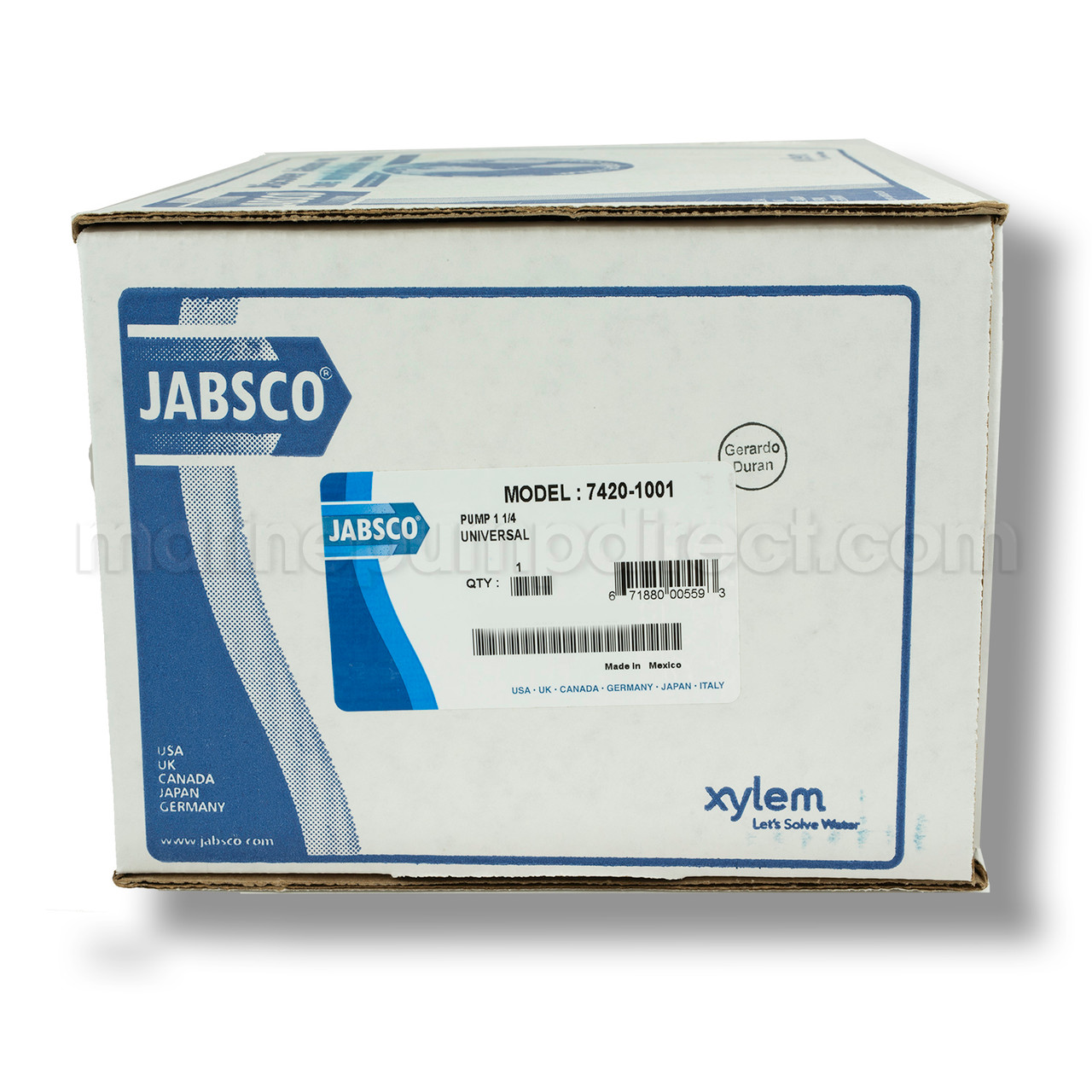 Jabsco Pump 7420-1001 - Marine Pump Direct
