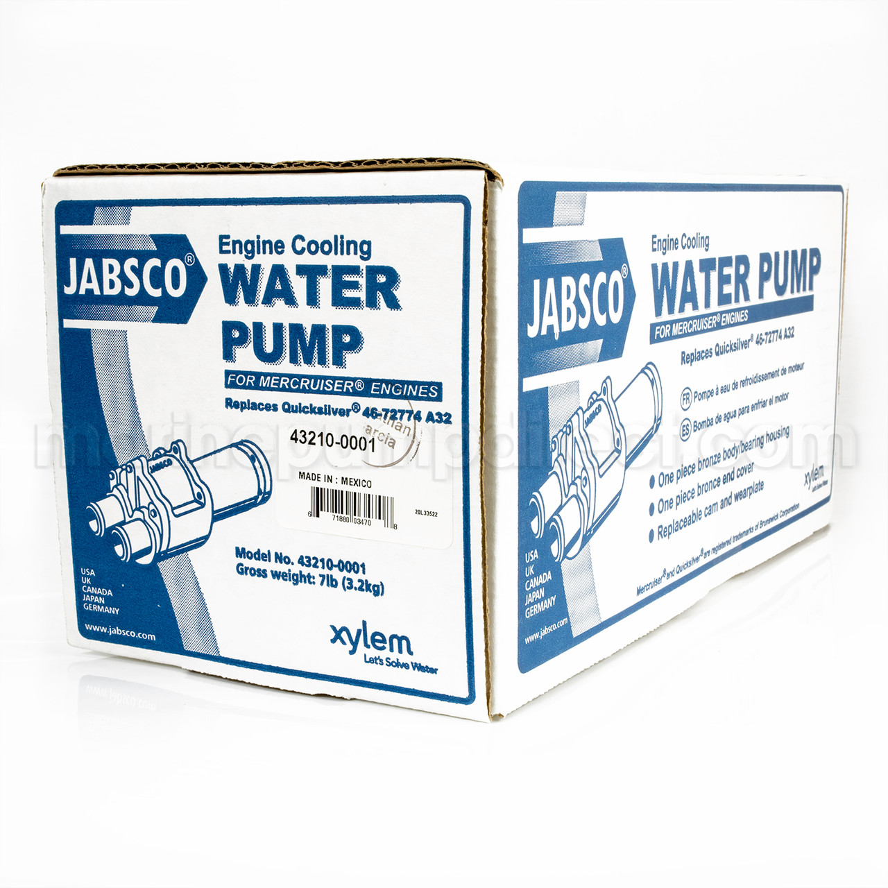 Jabsco Pump 43210-0001 - Marine Pump Direct