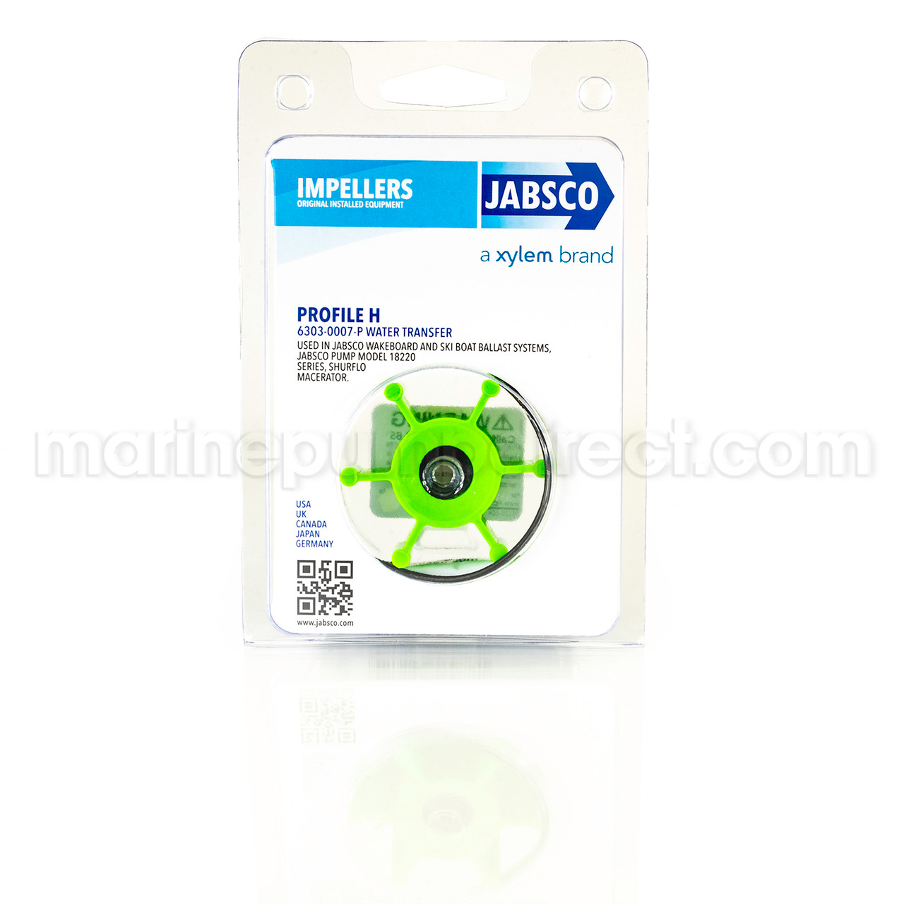 Jabsco Impeller Kit 6303-0007-P - Marine Pump Direct