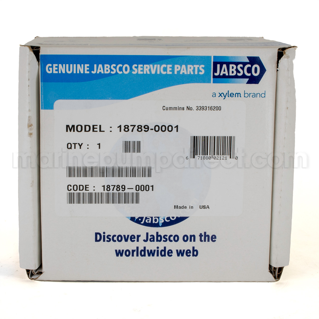 ジャパブラ Jabsco Impeller 18789-0001 - Marine Pump Direct