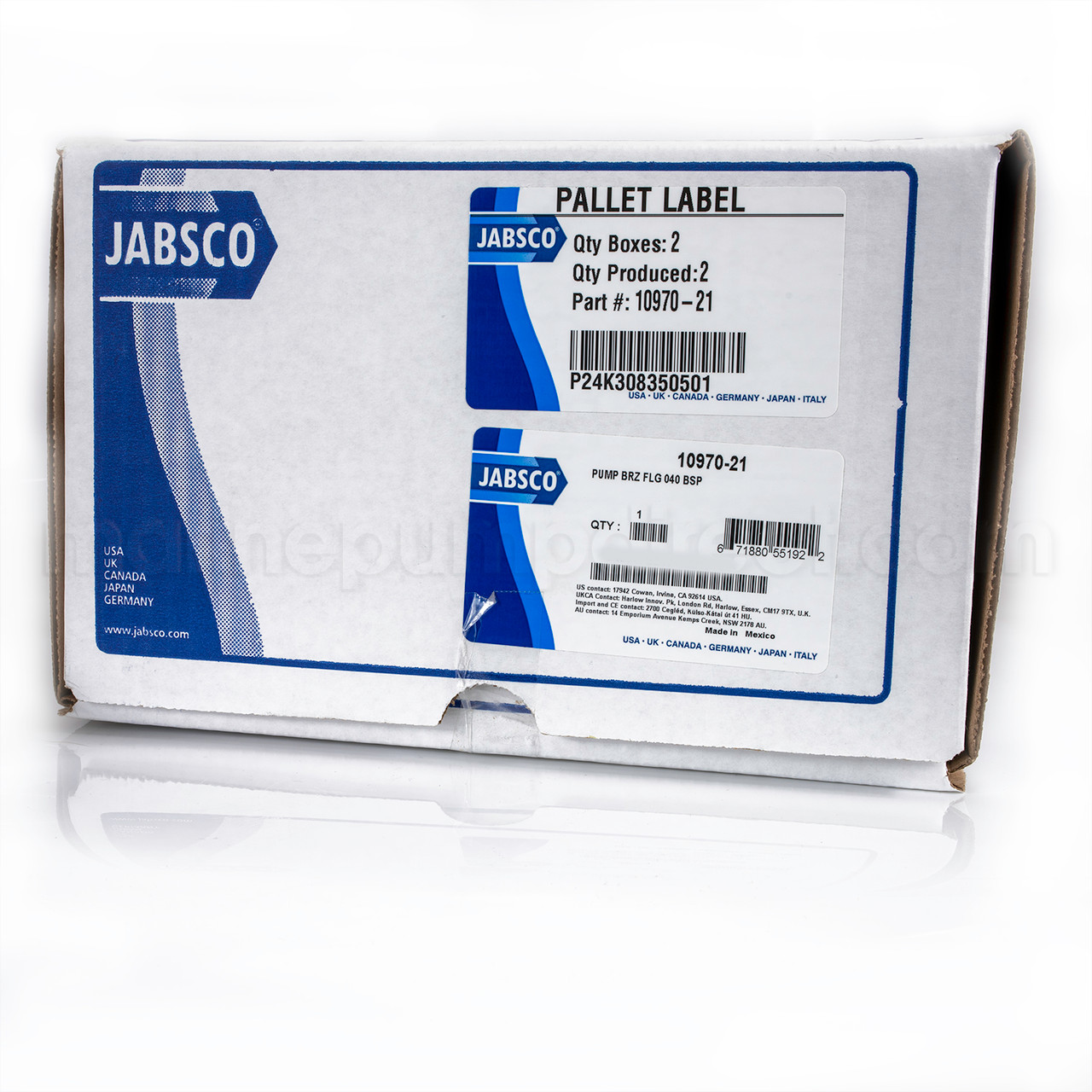 ジェイコブス　バーソープ　39個 Jabsco Pump 10970-21 - Marine Pump Direct