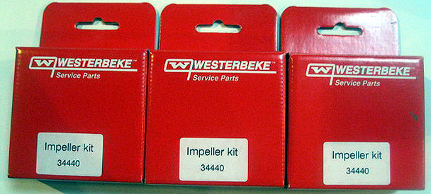 Three Pack Westerbeke Impeller Kit 034440