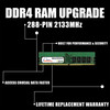 8GB 288-Pin DDR4-2133 PC4-17000 ECC UDIMM RAM | OEM Memory for HP