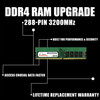 16GB KVR32N22S8/16 DDR4 3200MHz DIMM 288-pin RAM | Replacement for Kingston