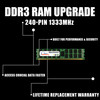 2GB 500656-B21 240-Pin DDR3 ECC RDIMM RAM | Memory for HP