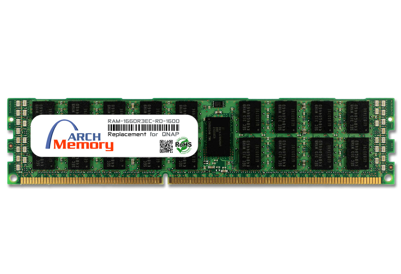parts-quick 8GB Memory for QNAP NAS Servers TS-1270U-RP DDR3 PC3-12800E ECC RAM Upgrade 