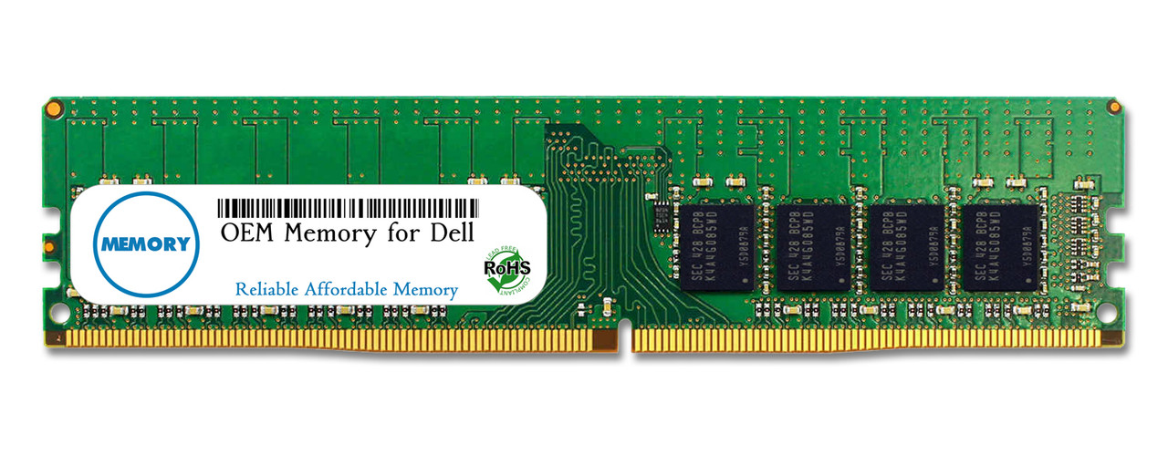 4GB SNPN8MT5C/4G A8661095 288-Pin DDR4-2133 PC4-17000 ECC UDIMM RAM | OEM Memory for Dell