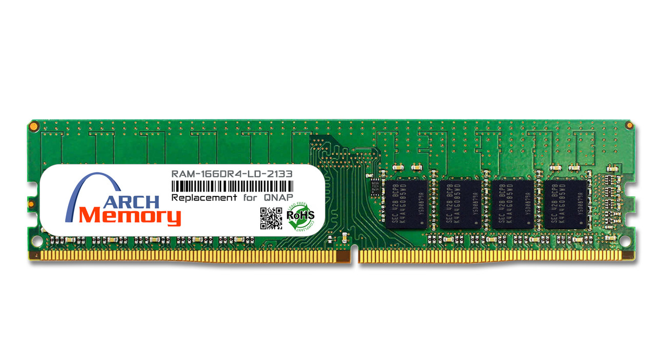 16GB RAM-16GDR4-LD-2133 DDR4-2133 PC4-17000 288-Pin UDIMM RAM | Memory for QNAP