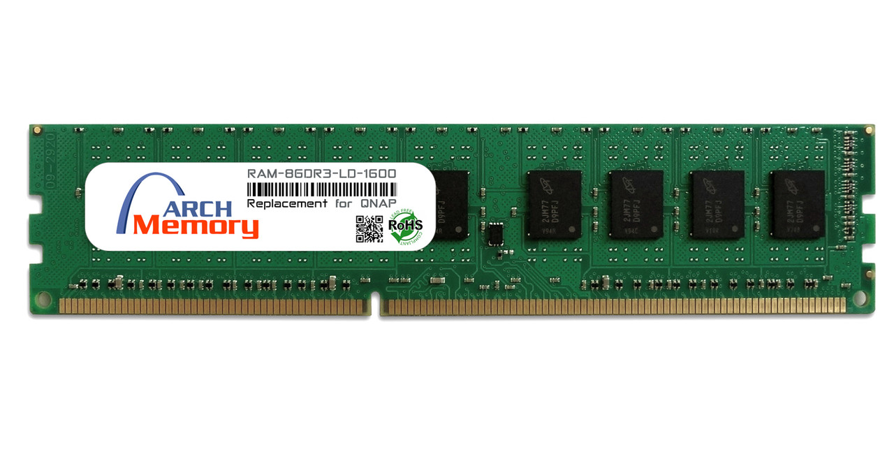 8GB RAM-8GDR3-LD-1600 DDR3-1600 PC3-12800 240-Pin UDIMM RAM | Memory for QNAP