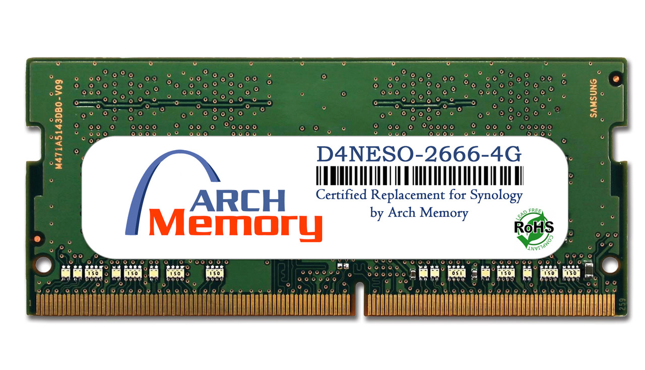 Arch Memory Replacement for Synology 4 GB D4NESO-2666-4G DDR4-2666