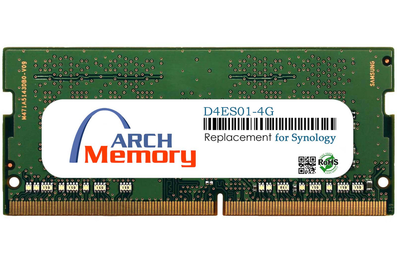 4GB D4ES01-4G DDR4-2666 PC4-21300 260-Pin ECC Sodimm RAM | Memory for  Synology