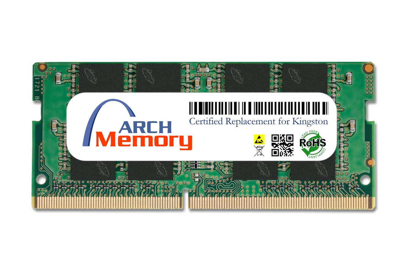 16GB KVR24S17D8/16 260-Pin DDR4 2666 MHz SODIMM RAM | Kingston Replacement Memory