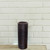Brown Decorative Contemporary Mango Wood Ribbed Design Cylinder Shaped Vase