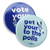 Vote Your Donkey Off -  Combo Pack (2.25" Mylar Button - Pack Of Two!)