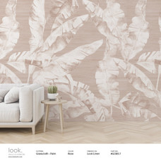 GC005-7 - Grasscloth Palm - Palm Rose