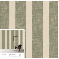 Green & Cream Stripes