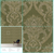 Olive - Damask - 16x16 ONLY