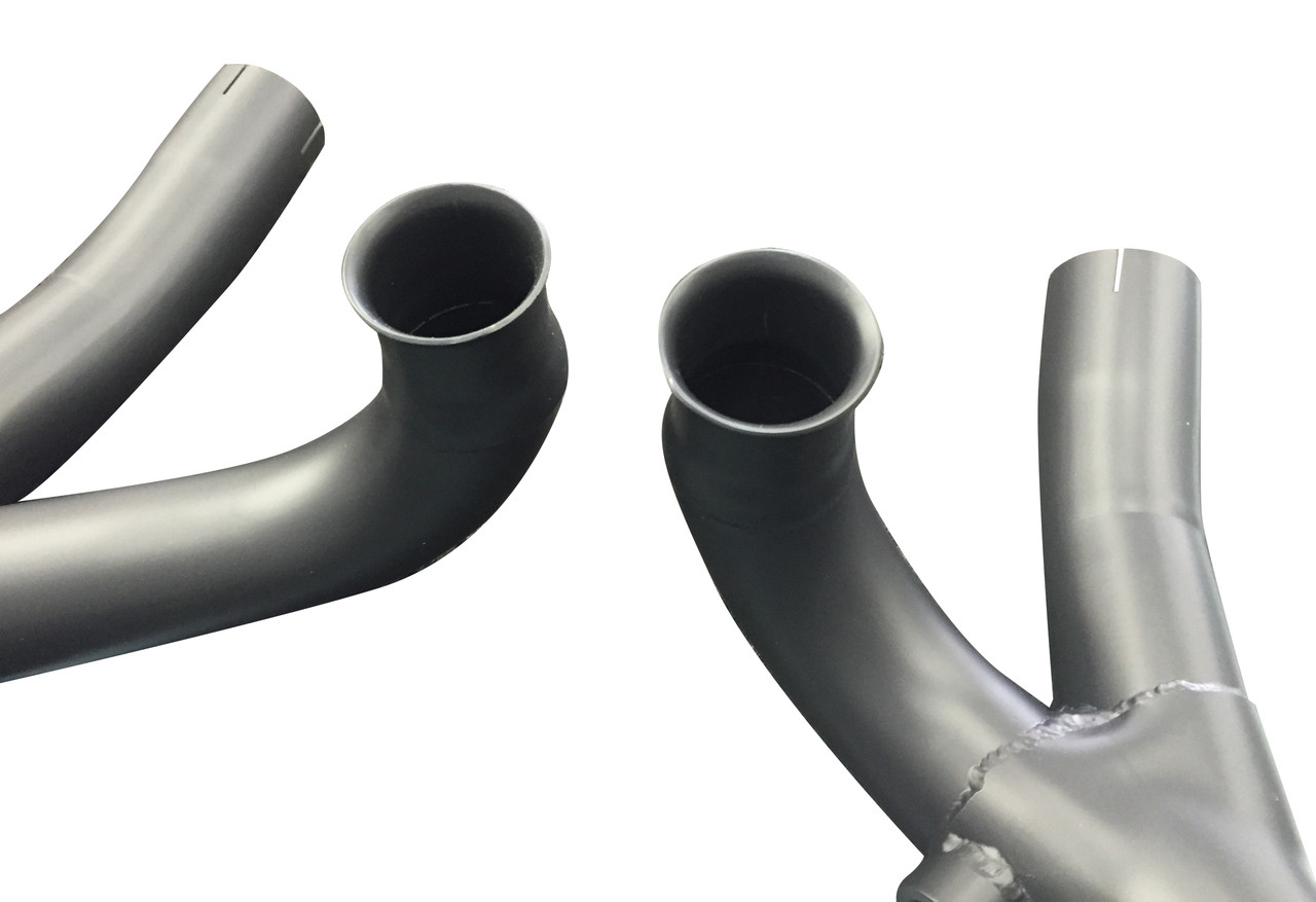MegaMax 4-2-4 Slip On Exhaust - Ceramic Coated Black (09-20 All