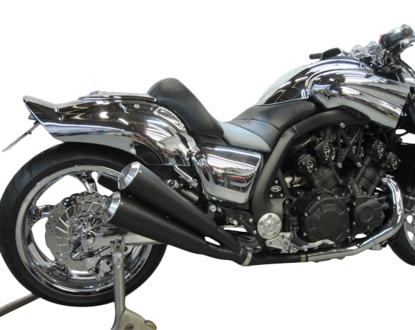 MegaMax 4-2-4 Slip On Exhaust - Ceramic Coated Black (09-20 All