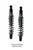 Hagon 2820 adjustable shock for 1985-2007 Yamaha Vmax VMX12