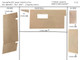 CATERPILLAR CHALLENGER 65C-85C PROFORM LOWER CAB KIT (TAN)