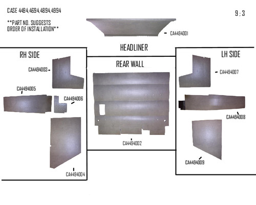 CA4494 BACK PANEL - Fehr Cab Interiors Co.
