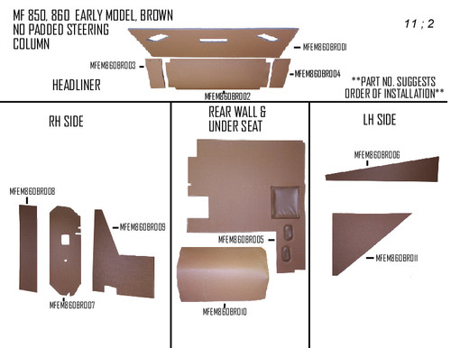 Main Image - MF 860 KIT (BROWN)