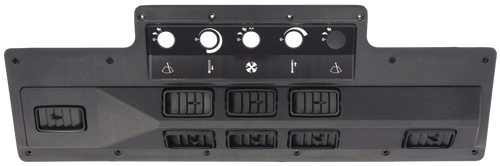 Main Image - JD SG 6620 CONTROL BEZEL WITH LOUVERS (BLACK)