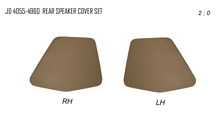 JD 4055-4960 REAR SPEAKER COVER SET - Fehr Cab Interiors Co.