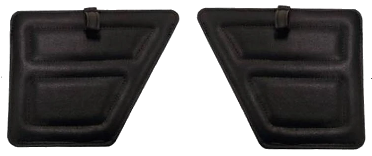 IH 86-88 LOWER DOOR POCKET SET (BLACK) - Fehr Cab Interiors Co.