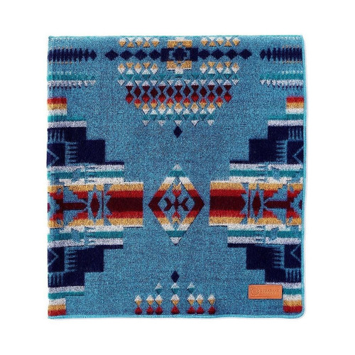 Blue and Colors of the Sea Tribal Print Throw Blanket