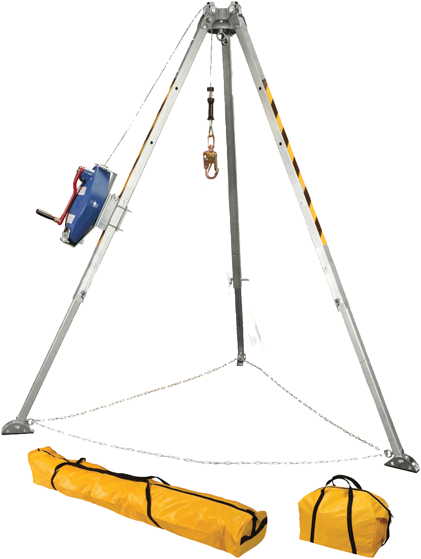 Fall Arrest and Retrieval System for Confined Space Entry (8' tripod
