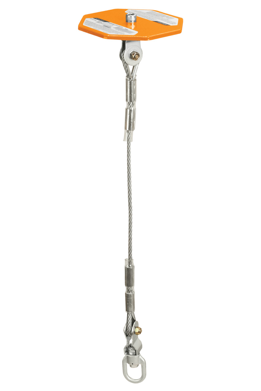 Suspended Cable Anchor for Dropthrough Installation Leonard Safety Equipment Inc