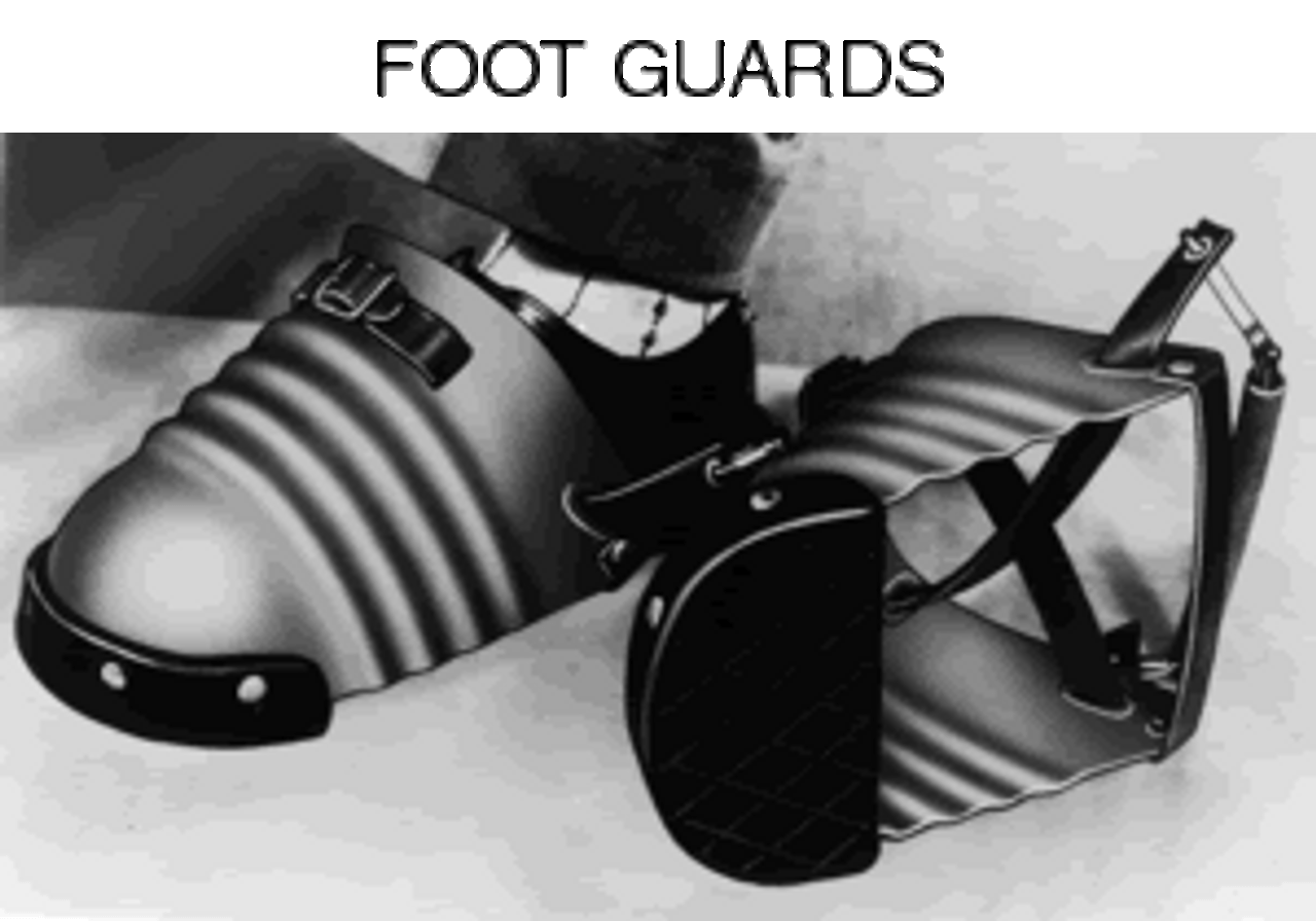 Foot guards Leonard Safety Equipment Inc
