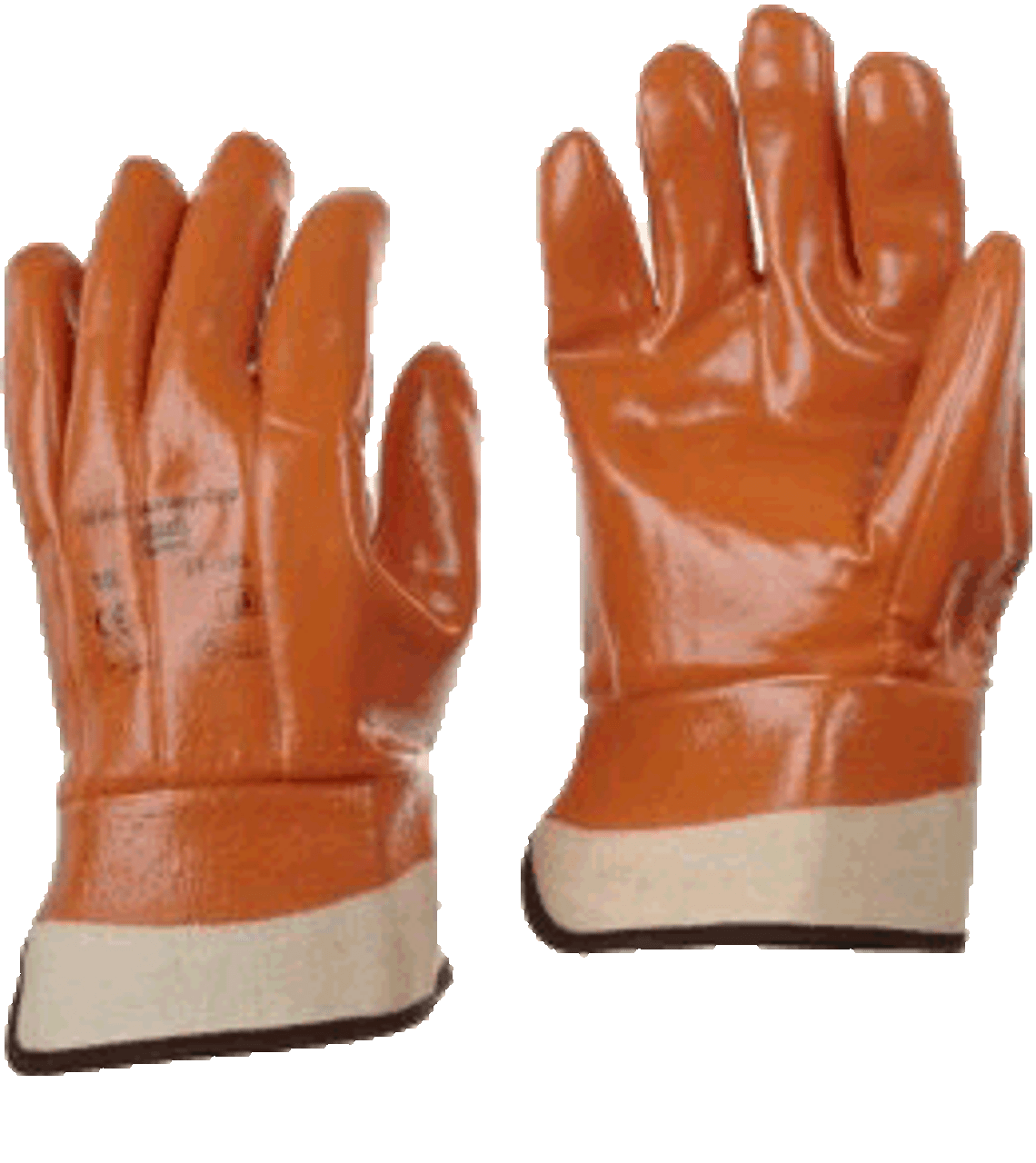 PVC Dipped Work Gloves : Non-insulated Chemical Resistant Gloves :  Industrial Safety Gloves and Hand Protection