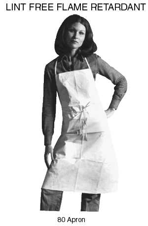 Dupont Tyvek Aprons (28" X 36") Leonard Safety Equipment Inc