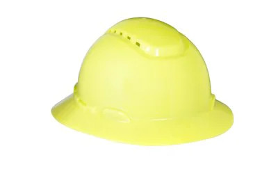 Hard Hat Full Brim 4pt Vented ratchet UV indicator 3M