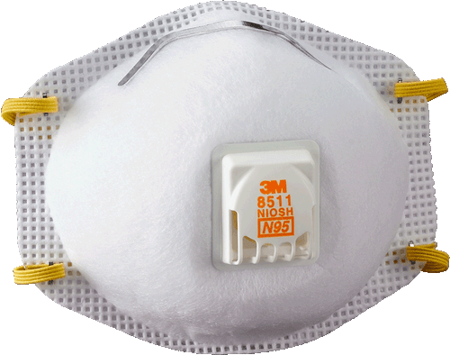 3M Particulate Respirator #8511 (1 box)