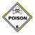 D.O.T. Truck Placard - Poison - .030 Rigid Plastic