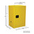Compact Safety Storage Cabinets-12 Gal Cap-(35"H x 23"W x 18"D)-Self Closing Door- Eagle
