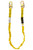 6' Interal Shock Absorbing Lanyard- snap hooks