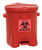Biohazard waste containers (6 gal)