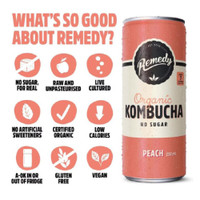 Kombucha Peach 250mL