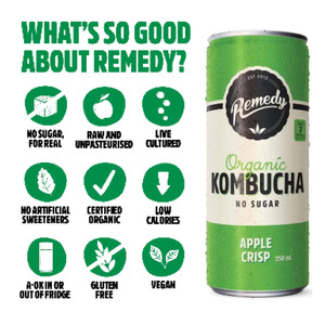 Kombucha Apple Crisp 250mL