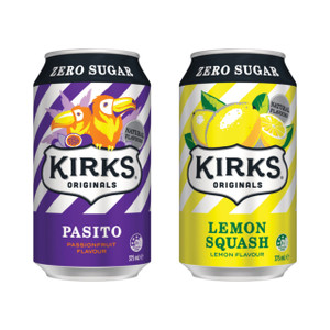 Kirks Lemon Squash Zero Sugar 375mL