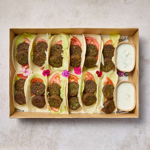 Open Falafel Wrap Box