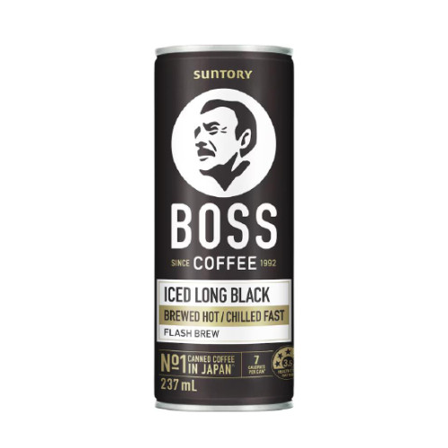 Boss Coffee Iced Long Black 237mL